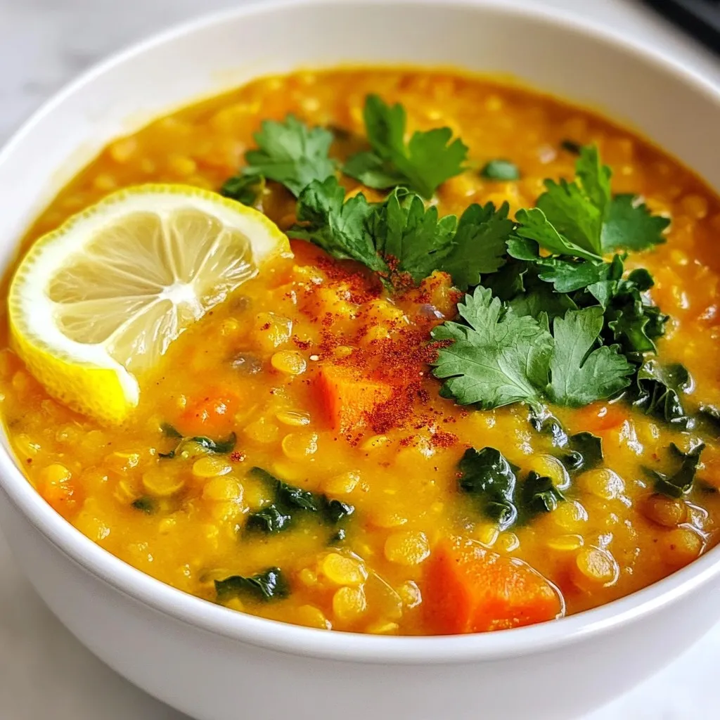 Red Lentil Detox Soup Healthy and Easy Recipe