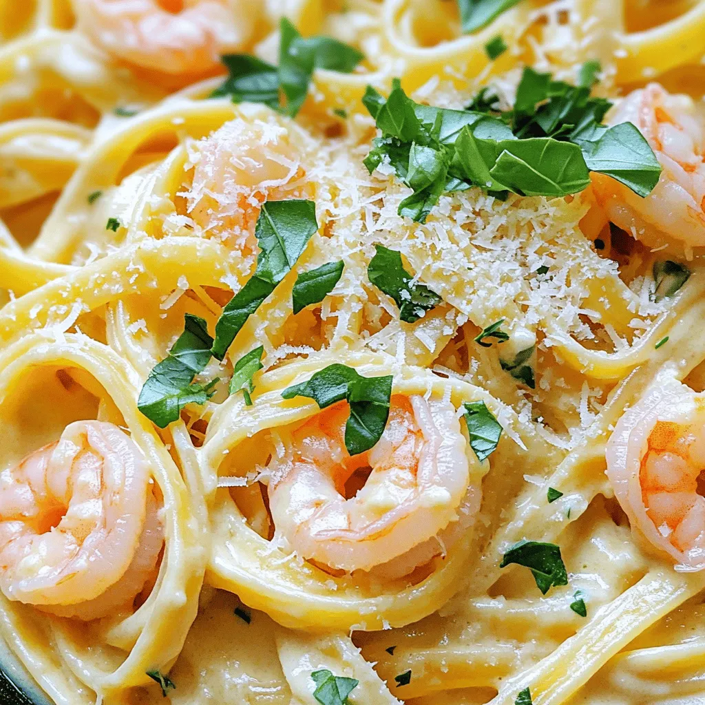 Creamy Mozzarella Shrimp Pasta Flavorful Dinner Recipe