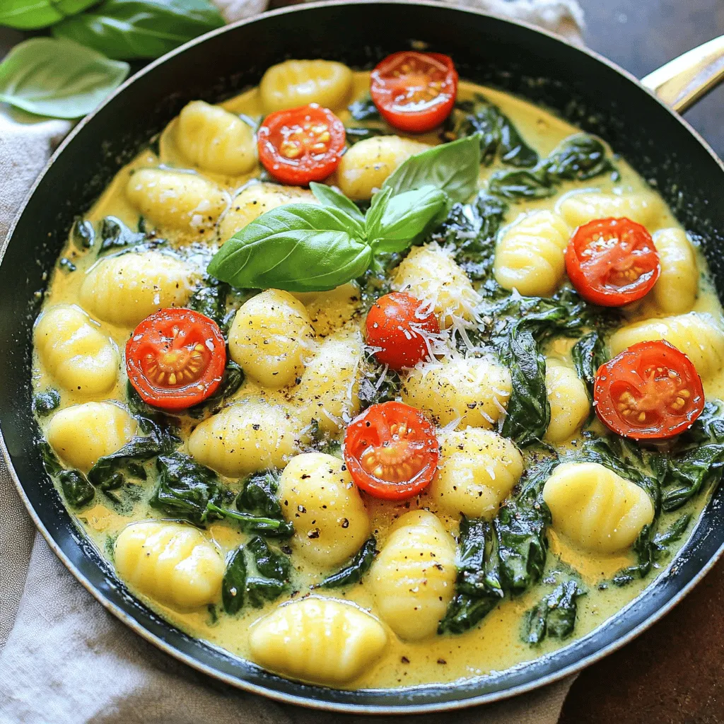 20-Minute One-Pan Spinach Gnocchi Quick and Easy Meal