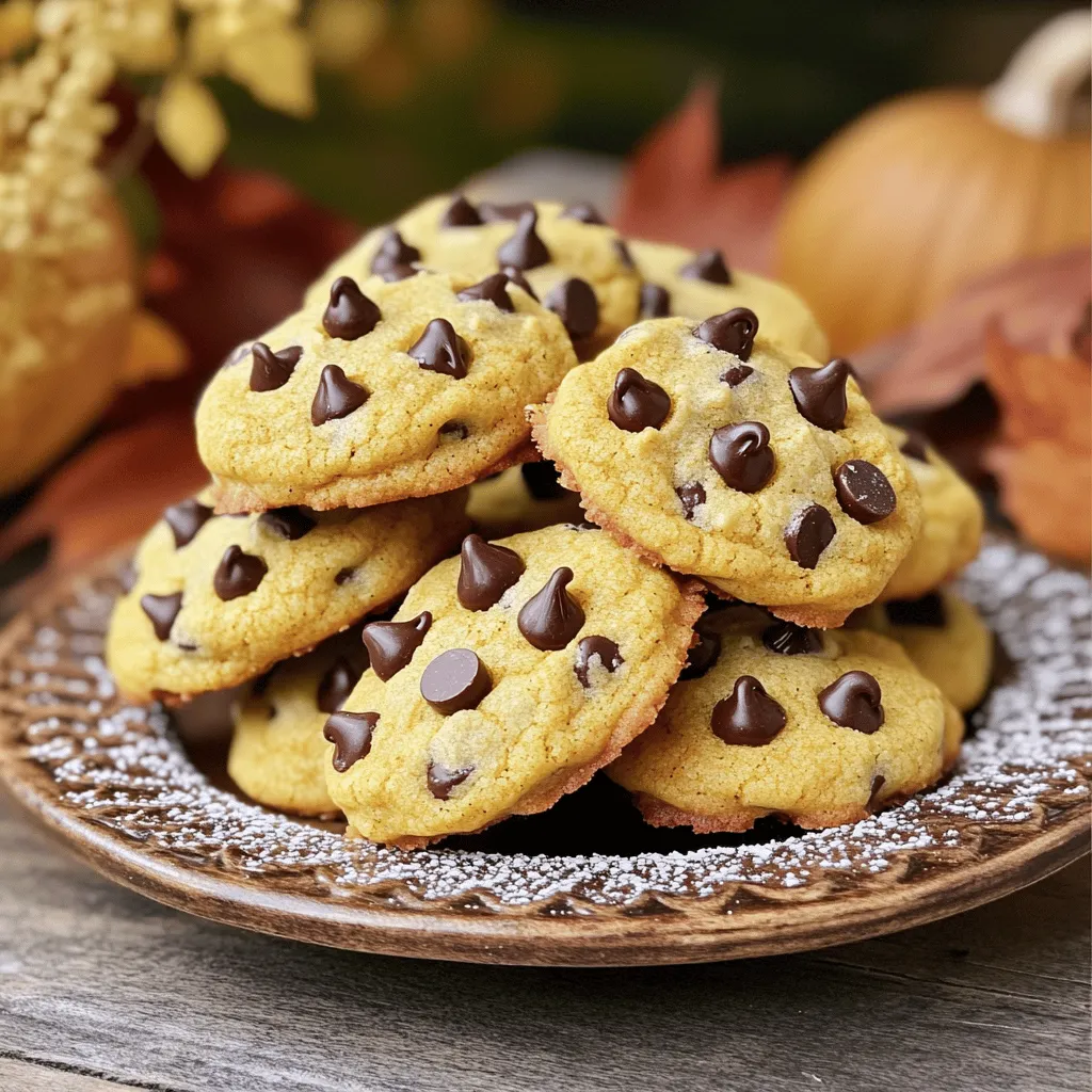 Pumpkin Chocolate Chip Cookies Irresistible Treats