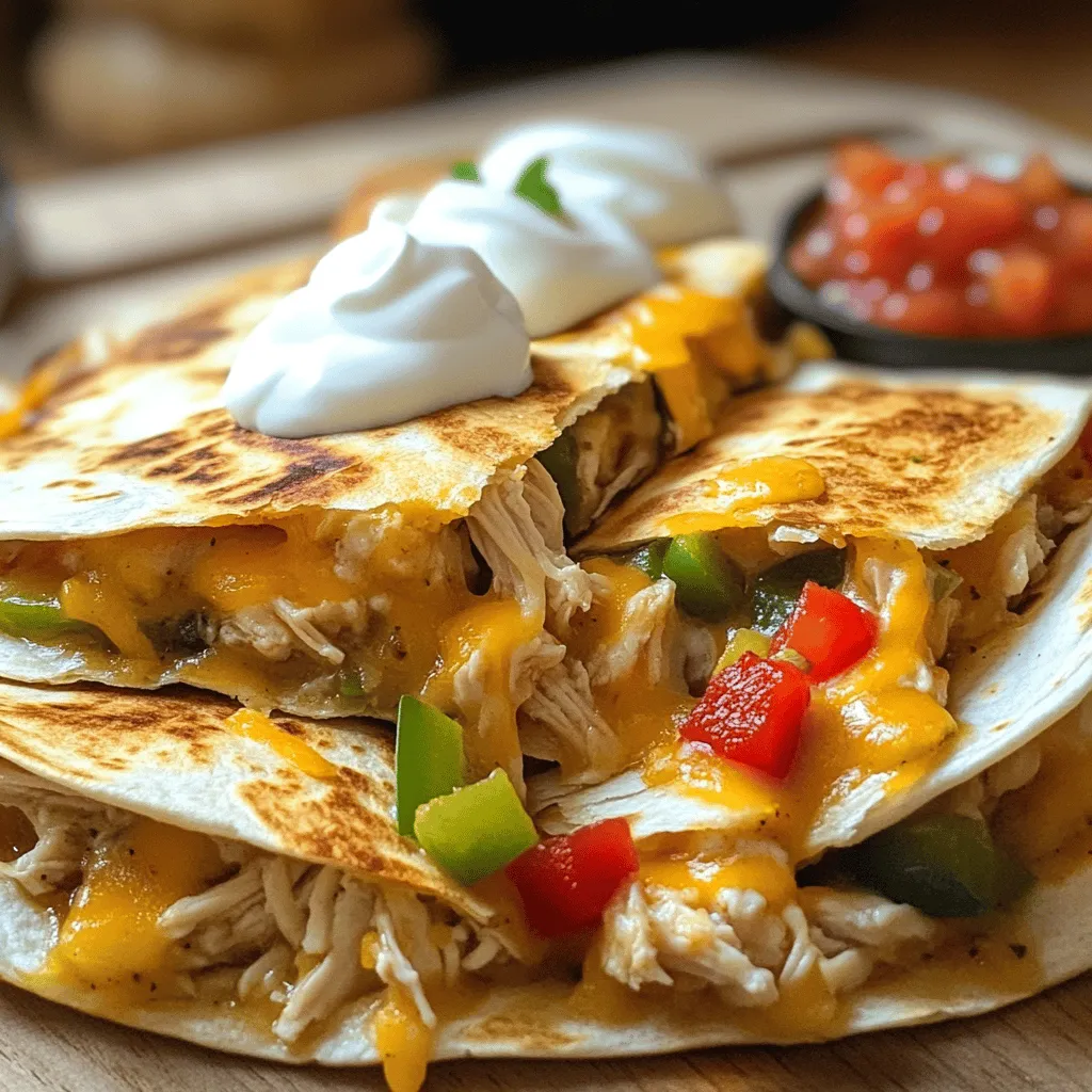 Cheesy Chicken Quesadillas Flavorful and Easy Meal