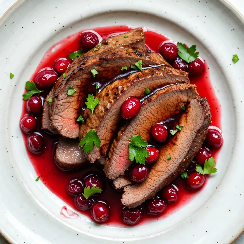 Balsamic Cranberry Beef Roast Savory and Succulent Dish