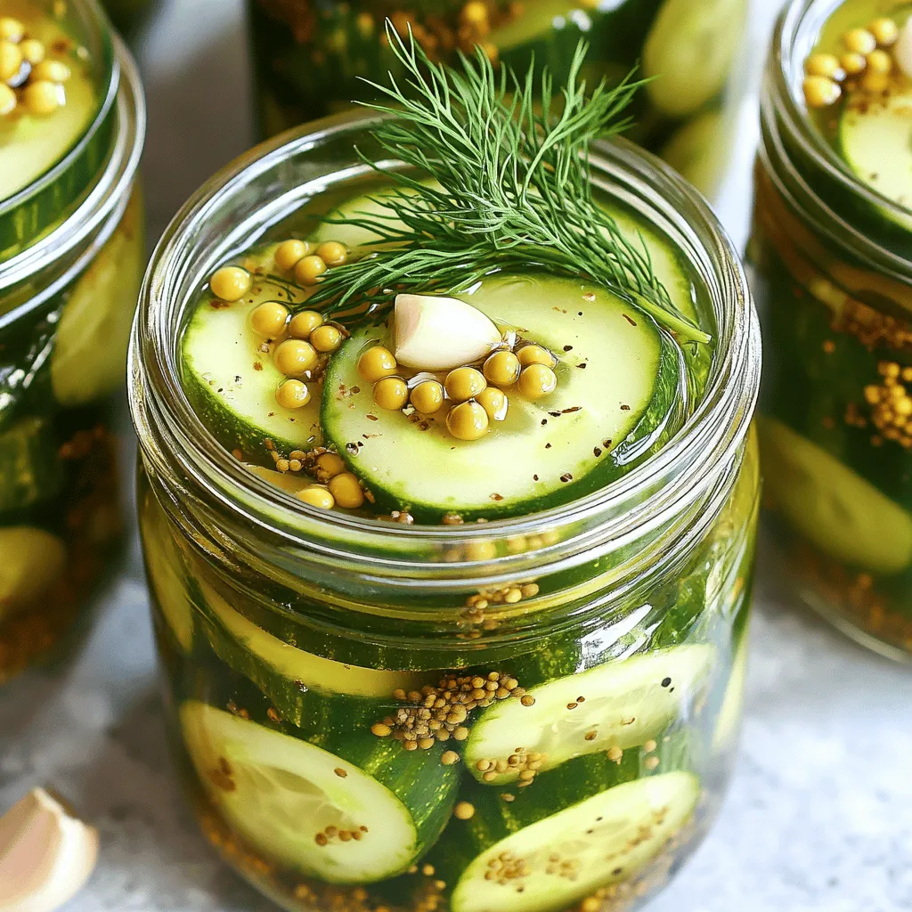 Homemade Garden Pickles Tangy and Crisp Delight