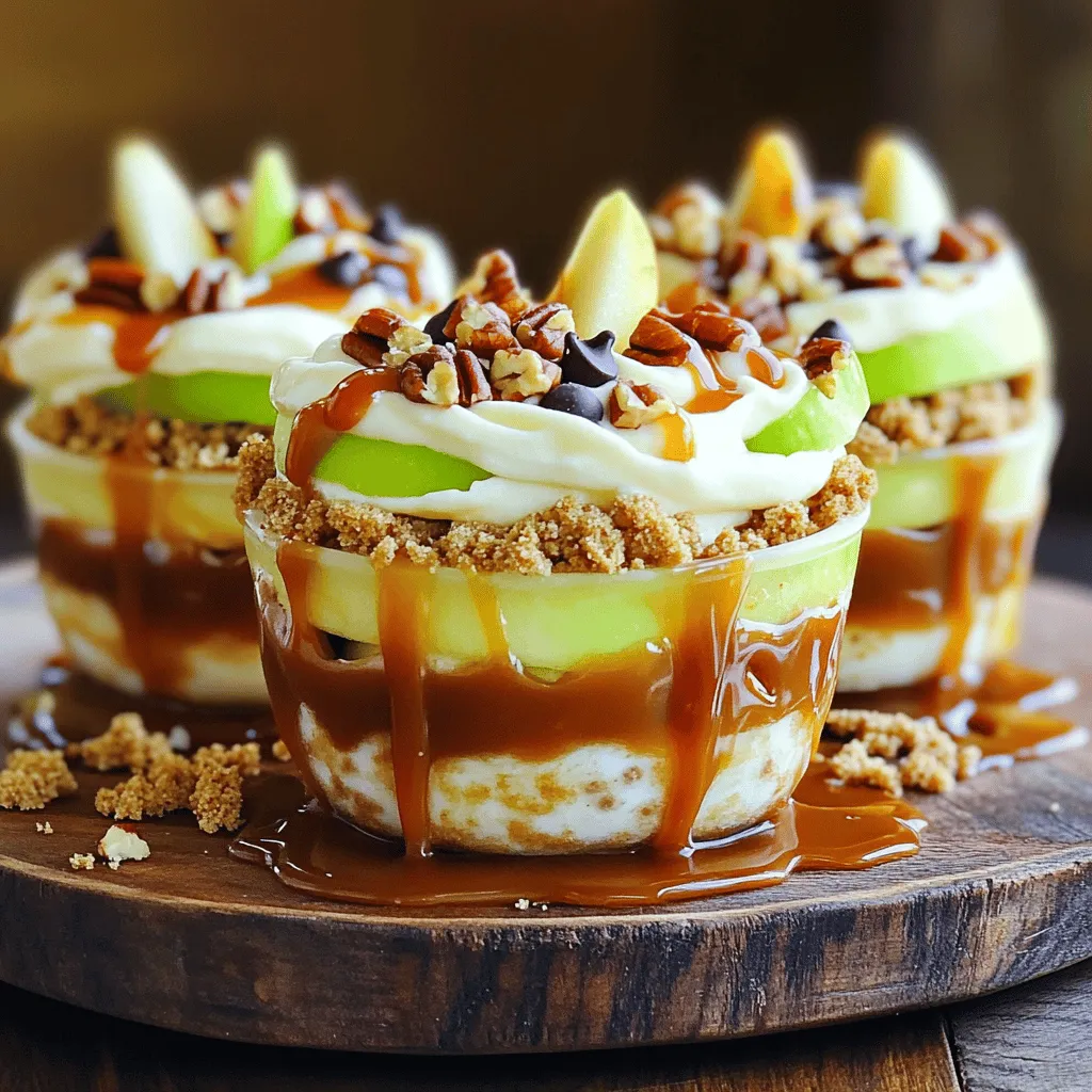 Caramel Apple Dip Cups Delightful and Simple Treat