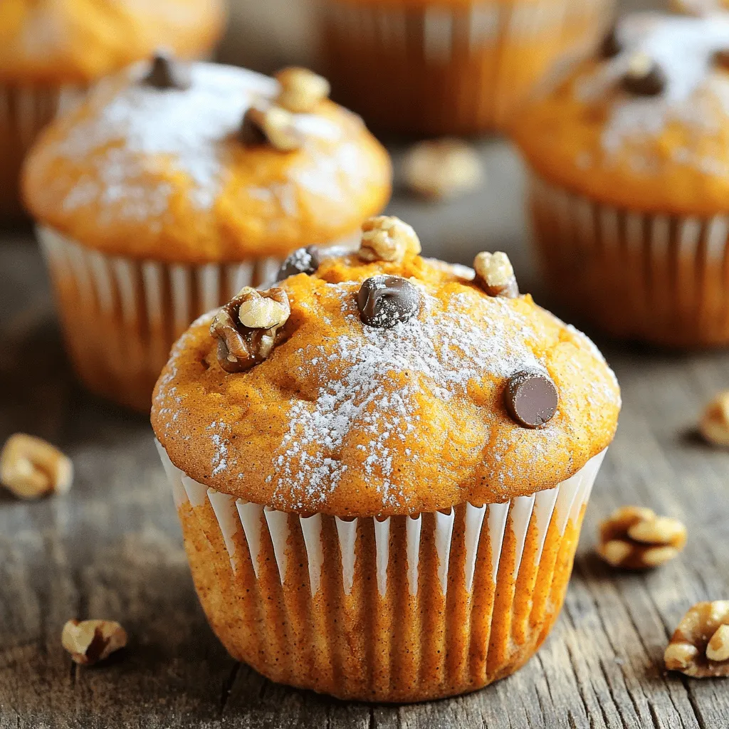 Ingredient Pumpkin Muffins Tasty Homemade Delight
