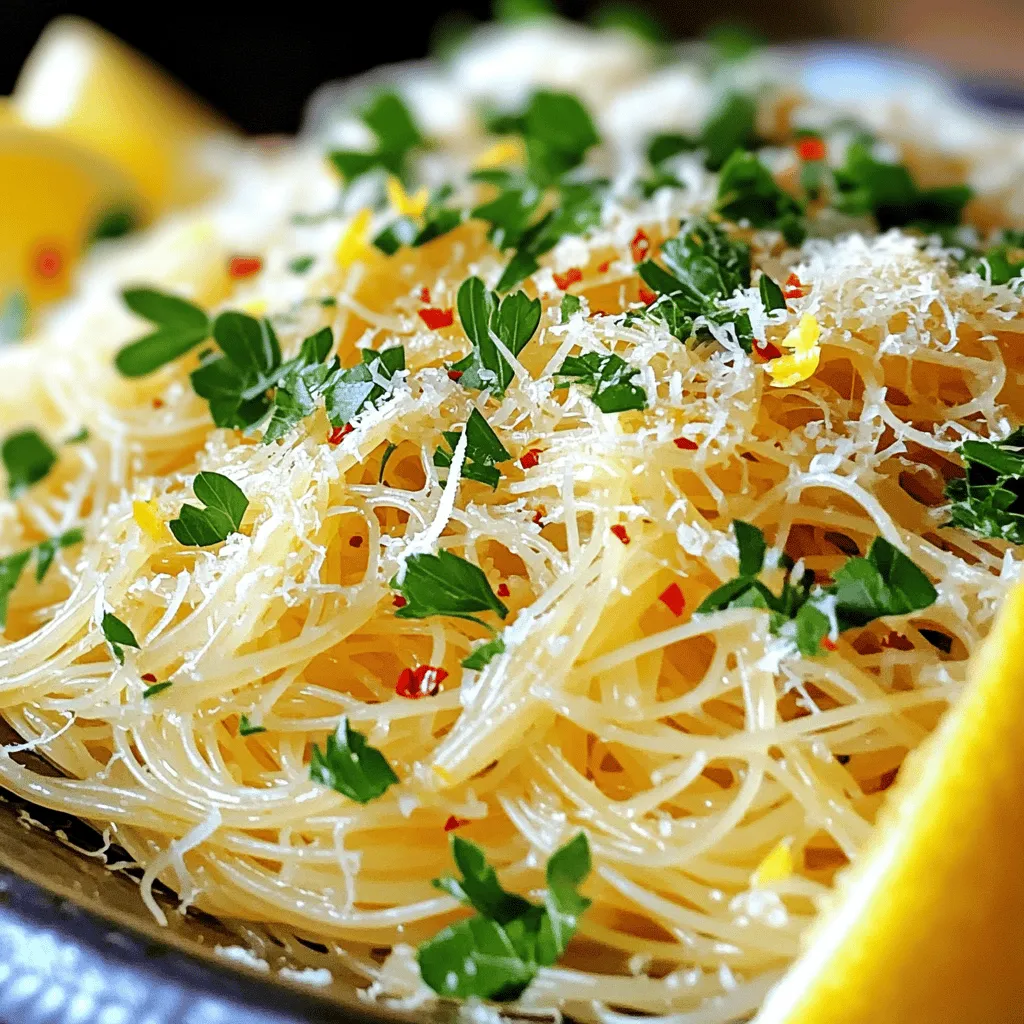 Garlic Butter Angel Hair Delightful Pasta Recipe
