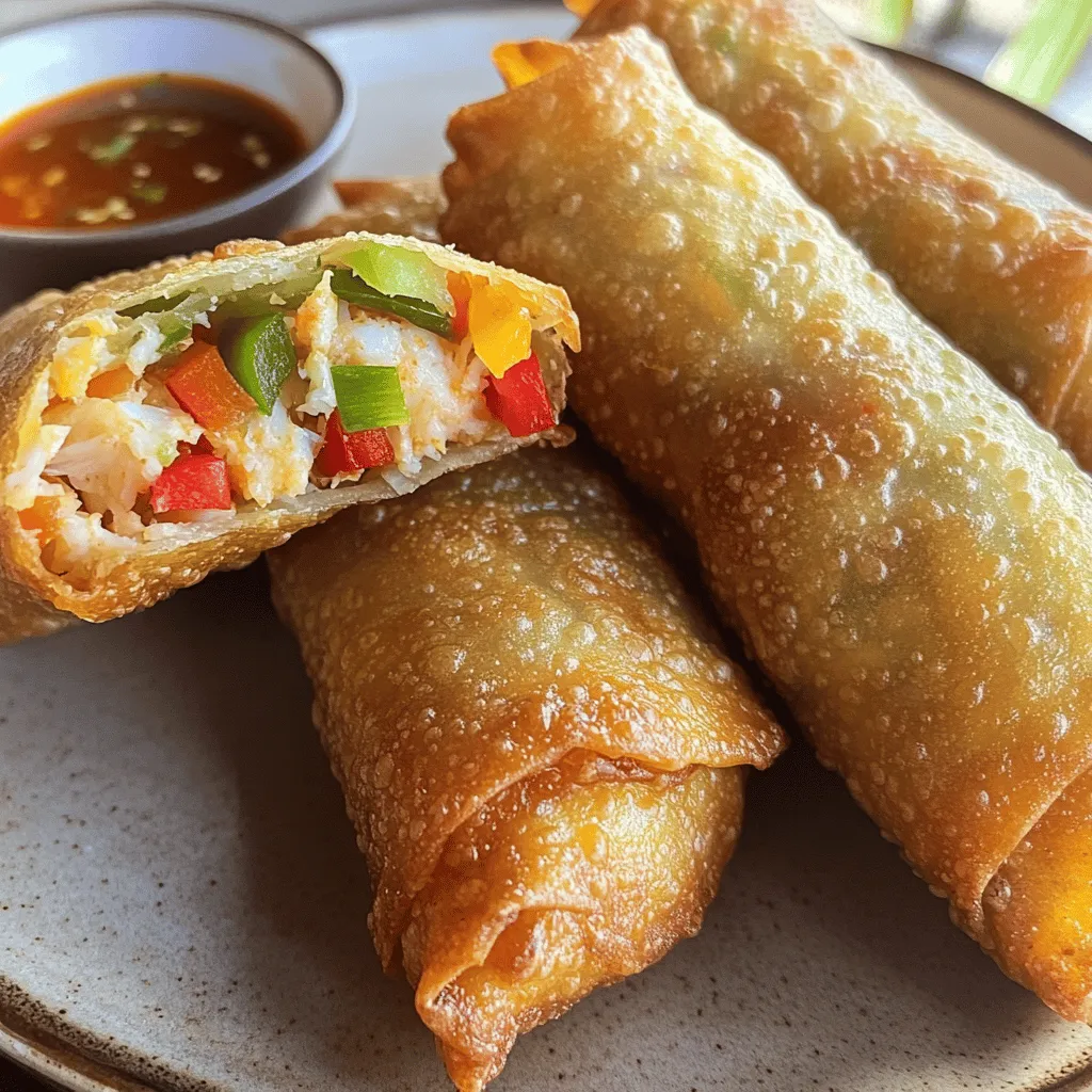 Crab Cake Egg Rolls Totally Flavorful Delight