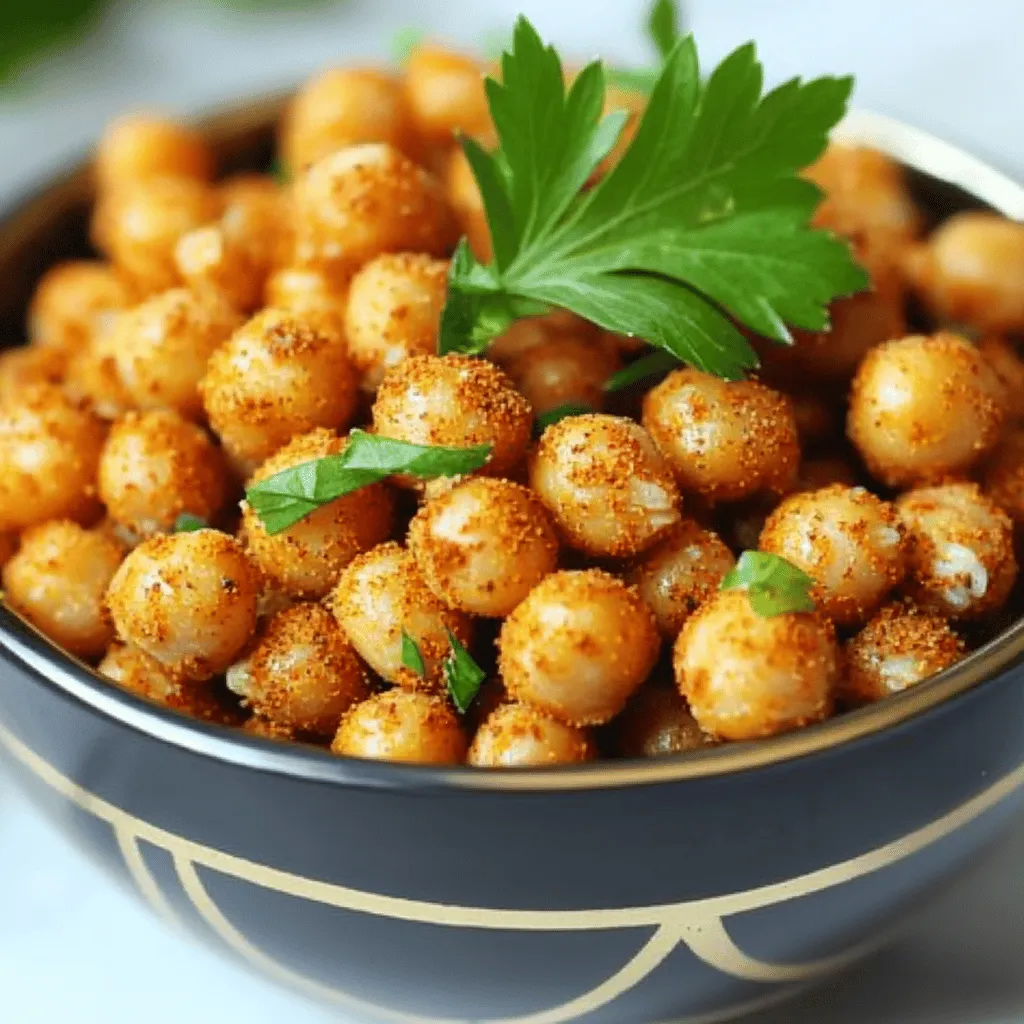 Air Fryer Crispy Chickpeas Tasty and Crunchy Snack