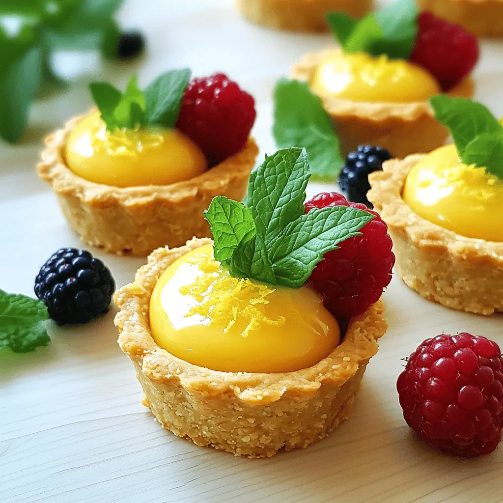 Mini Vegan Lemon Tarts Delightful and Easy Recipe