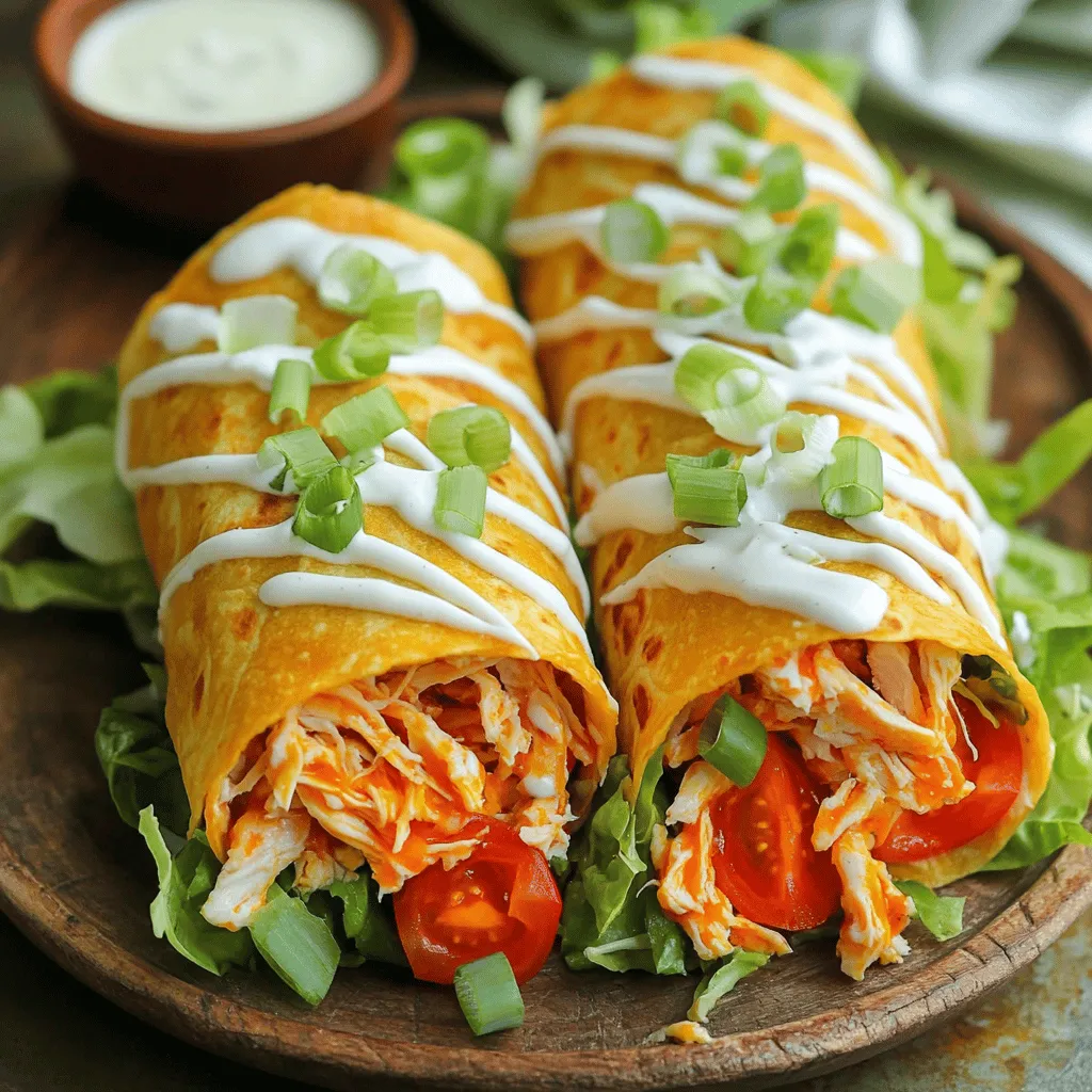Buffalo Chicken Wraps Simple Flavorful Meal Idea