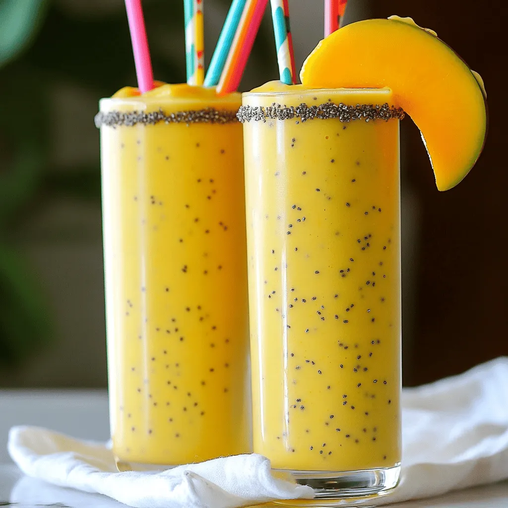 Mango Bango Smoothie Healthy and Refreshing Recipe