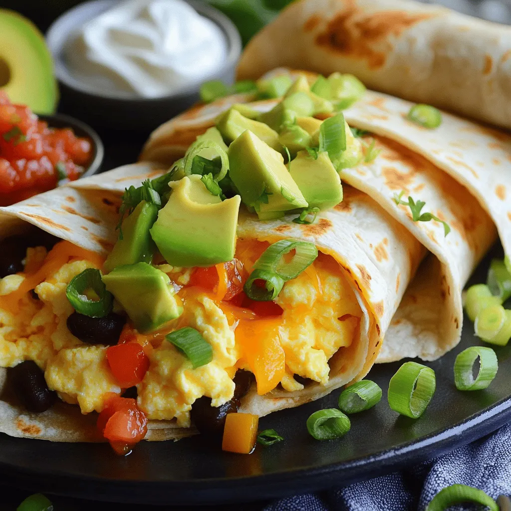 Savory Breakfast Burritos Quick and Easy Recipe