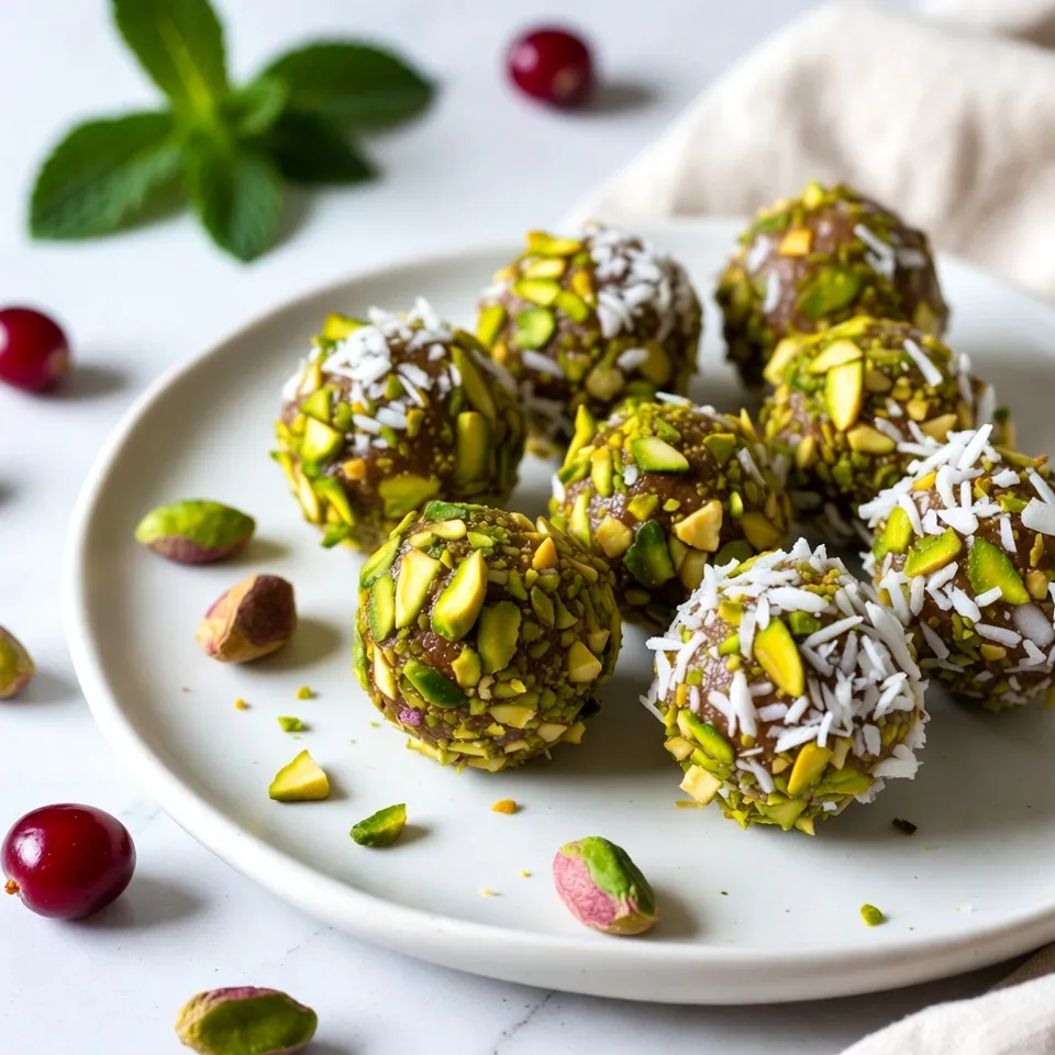 Cranberry Pistachio Truffles Nutritious Delight Recipe