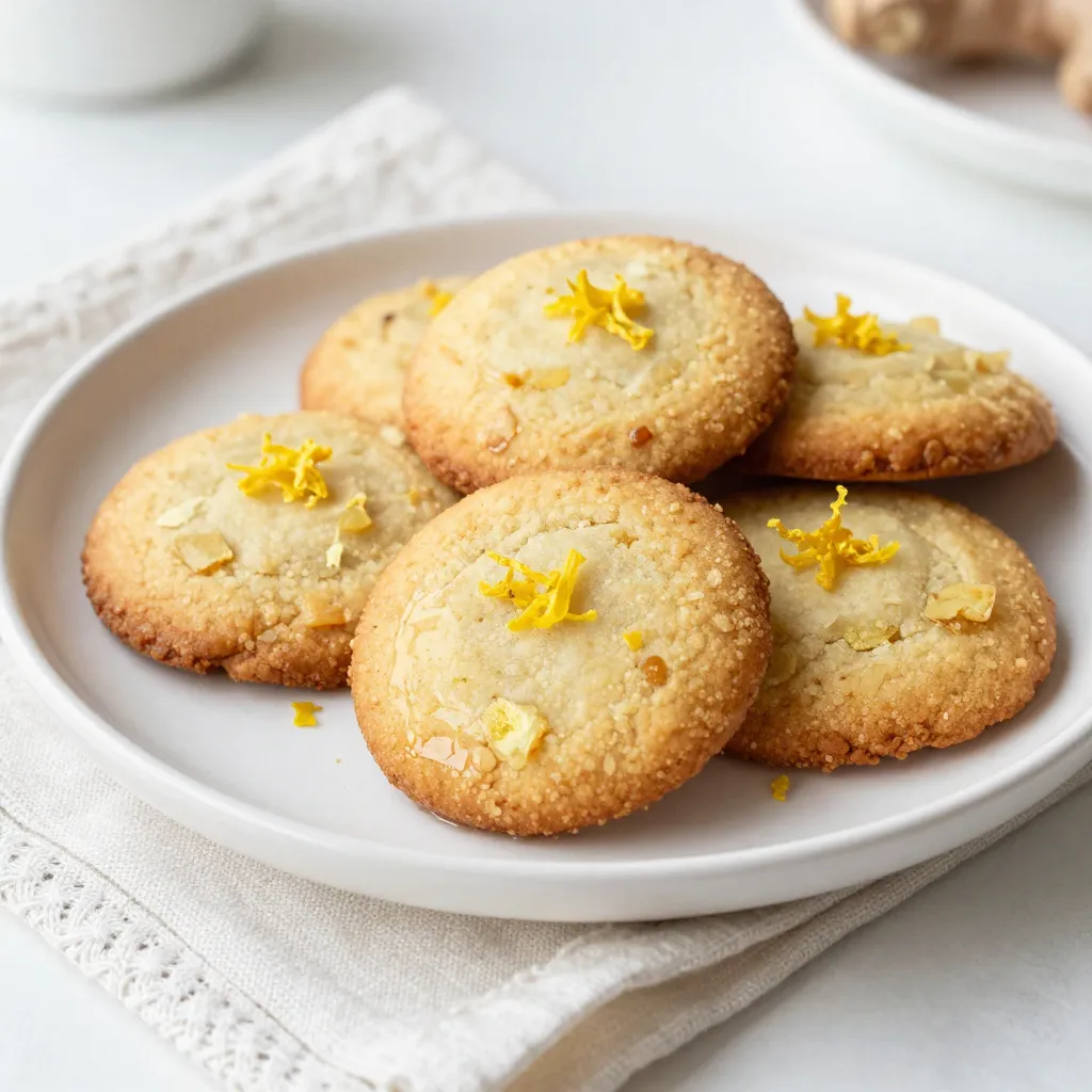 Lemon Ginger Brandy Snaps Sweet and Crunchy Treat