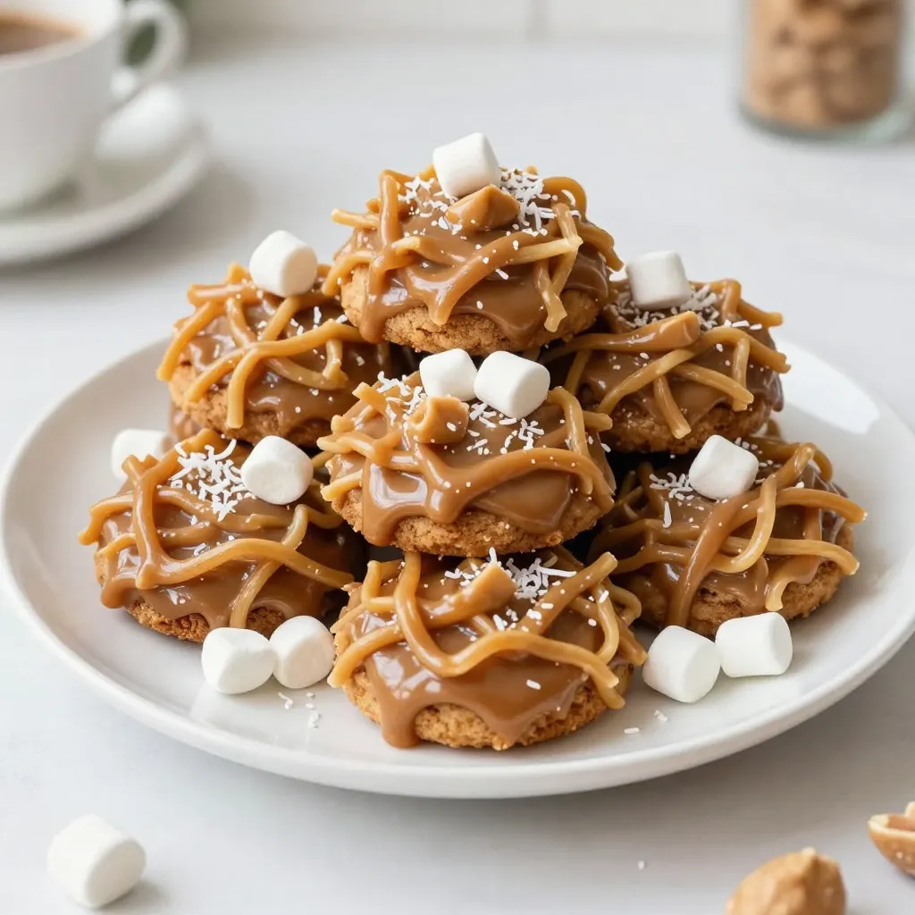 No-Bake Butterscotch Haystack Cookies Delightful Treat