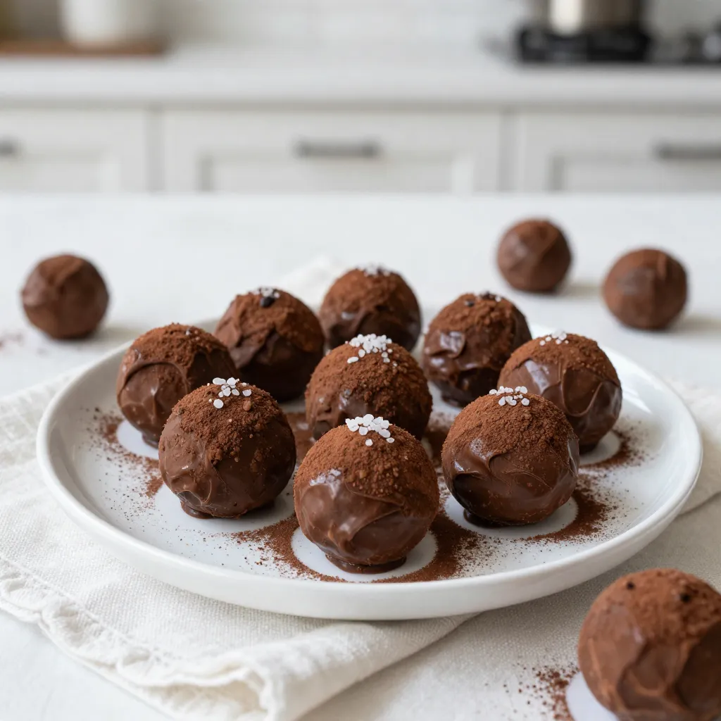 Salted Caramel Fudge Truffles Rich and Decadent Treat