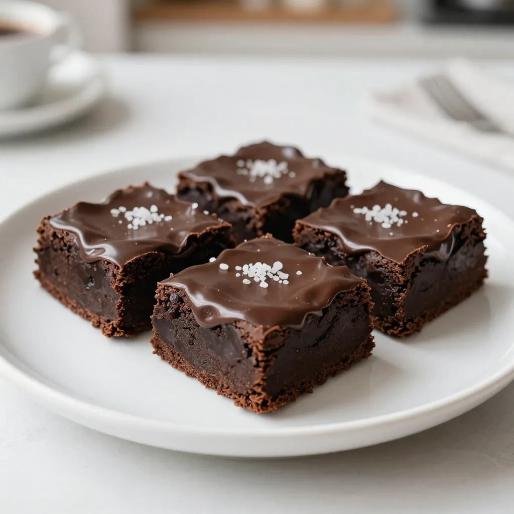 Brownie Fudge with Chocolate Ganache Easy Recipe