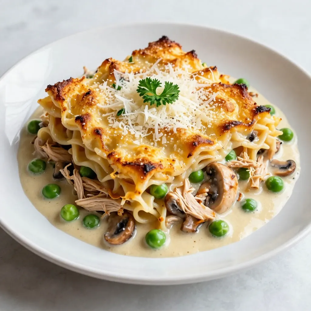 Creamy Chicken Tetrazzini Bake Flavorful Comfort Dish