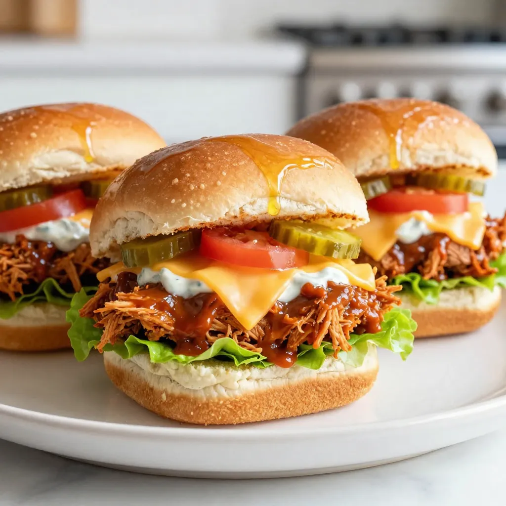 Buffalo Chicken Sliders Tasty and Easy Recipe