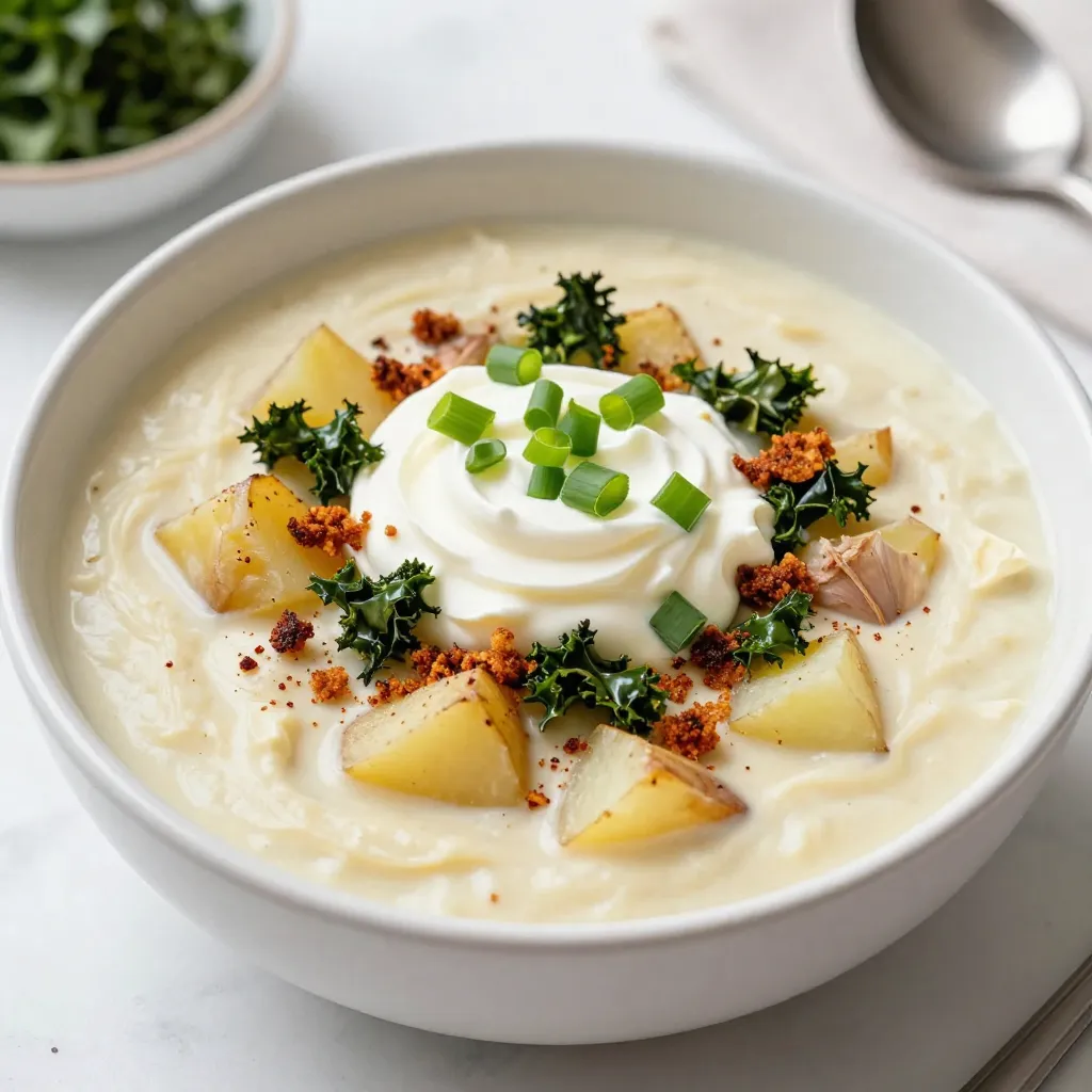 Creamy Loaded Potato Soup Simple and Tasty Recipe