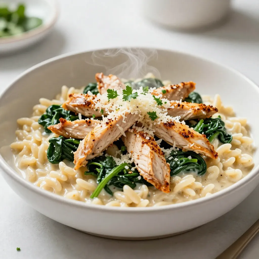 Cajun Chicken Alfredo Orzo Flavorful Dinner Delight