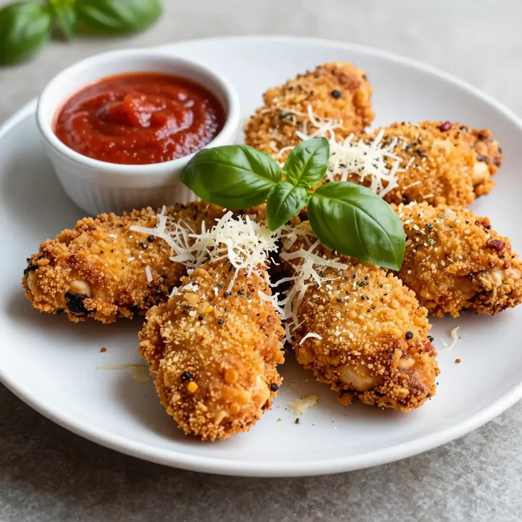 Parmesan Crusted Chicken Crispy and Flavorful Treat