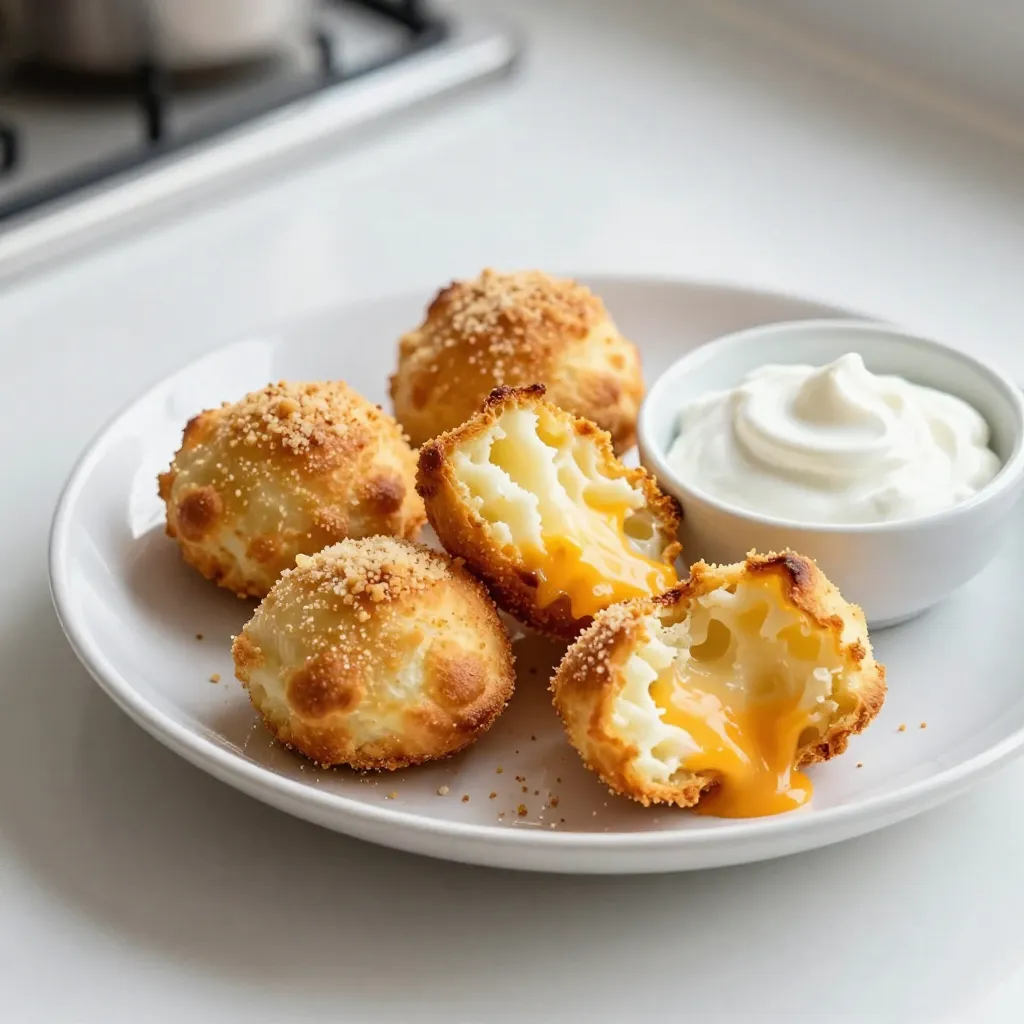 Mashed Potato Cheese Puffs Crispy and Flavorful Snack