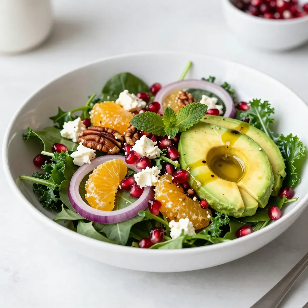 Pomegranate Winter Salad Fresh and Flavorful Delight