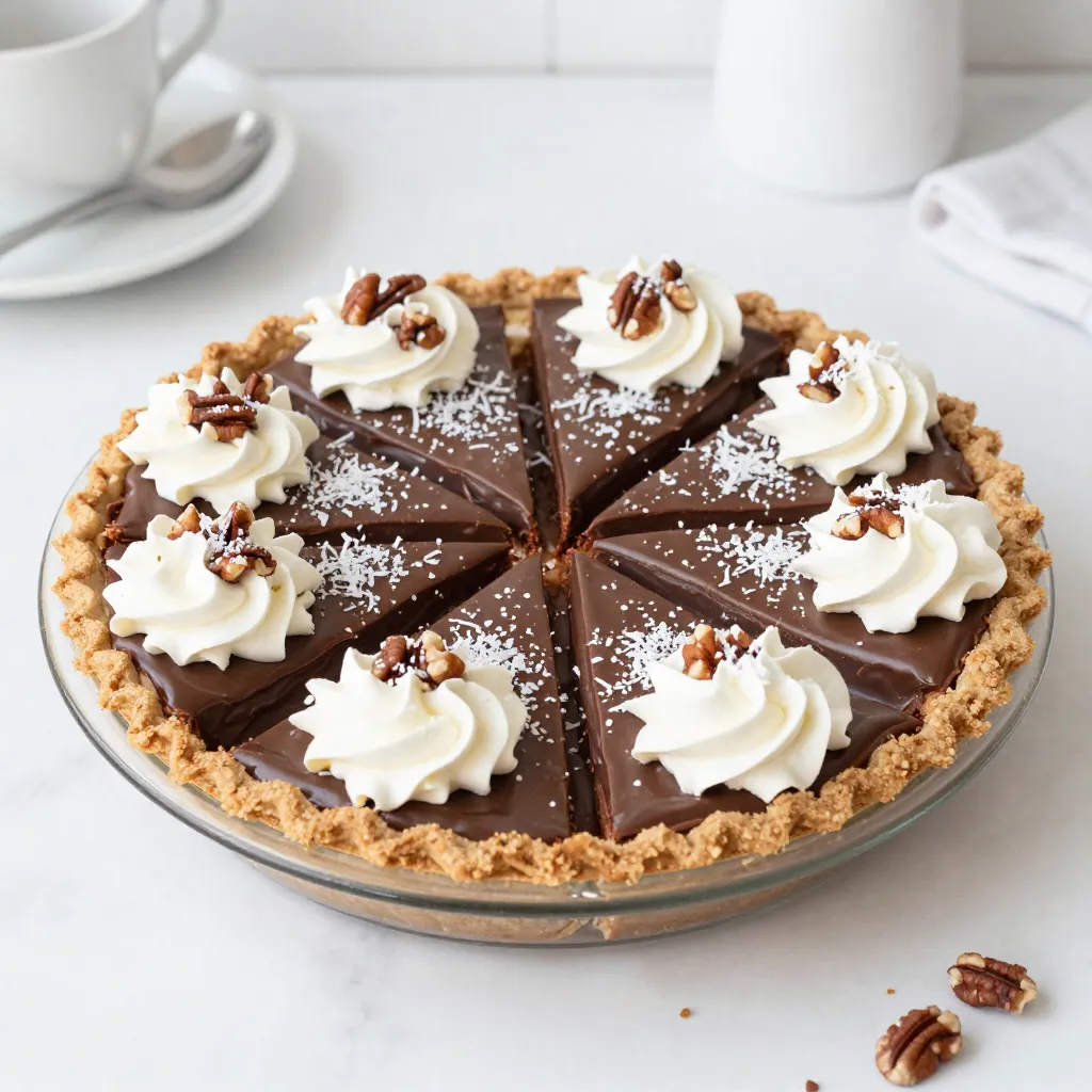 No-Bake German Chocolate Pie Easy and Delicious Treat