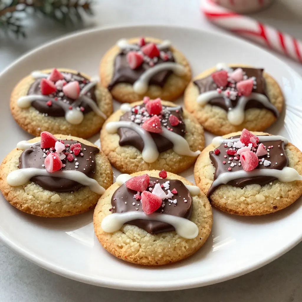 Peppermint Bark Christmas Cookies Festive and Fun Treat