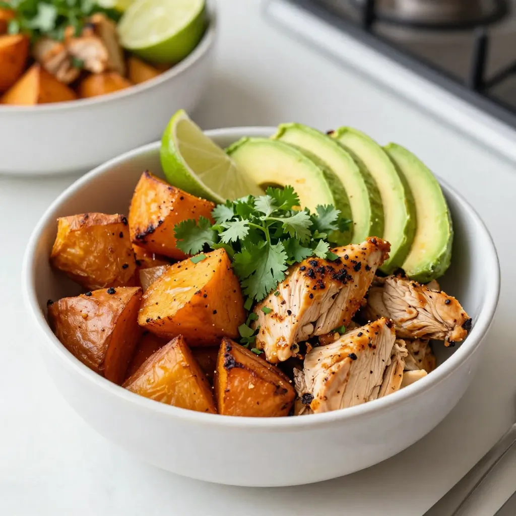 Chicken Sweet Potato Bowls Flavorful and Healthy Meal