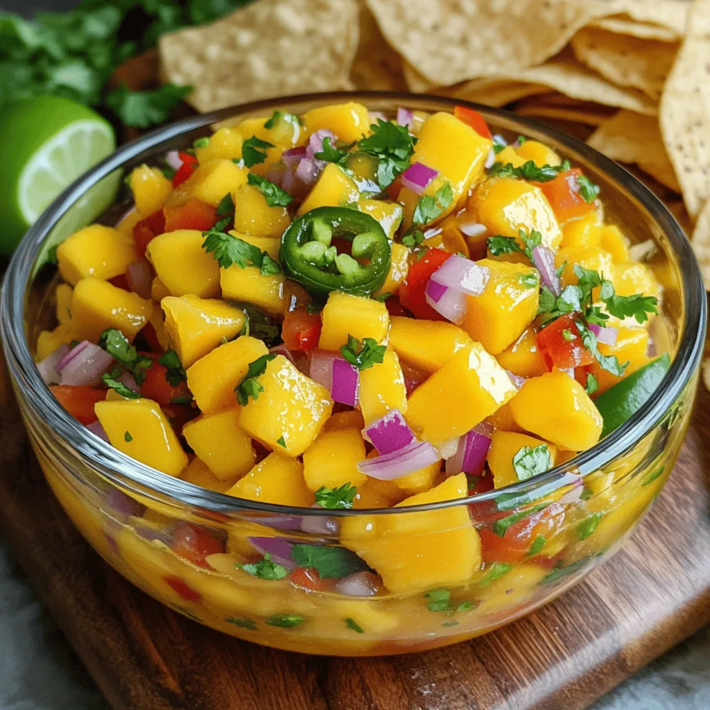 Mango Salsa: Fresh and Flavorful Zesty Dip Recipe