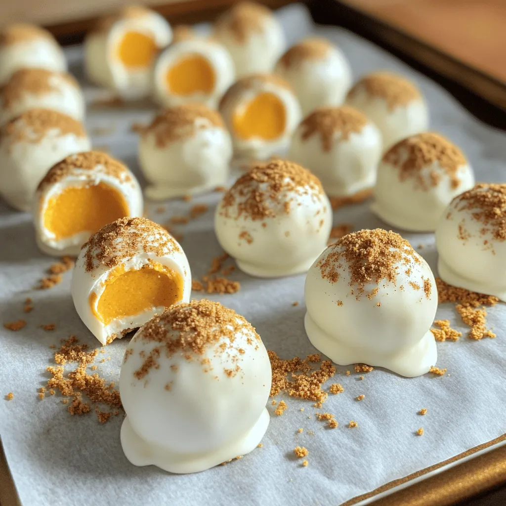 Pumpkin Cheesecake Truffles Irresistible and Fun Treat