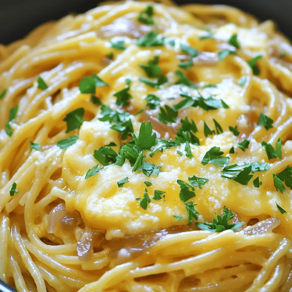 One Pot French Onion Pasta Flavorful Comfort Dish