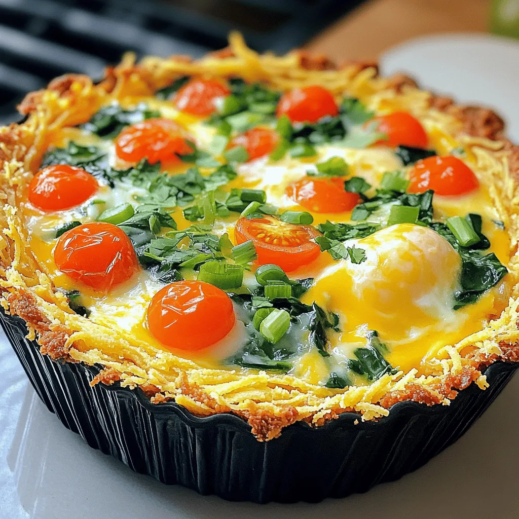 Spring Hash Brown Crust Quiche Delicious and Simple Dish