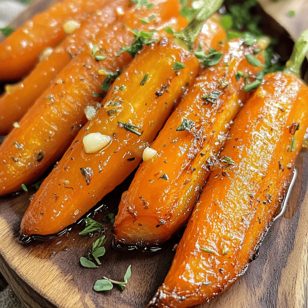 Honey Garlic Roasted Carrots Flavorful and Simple Dish