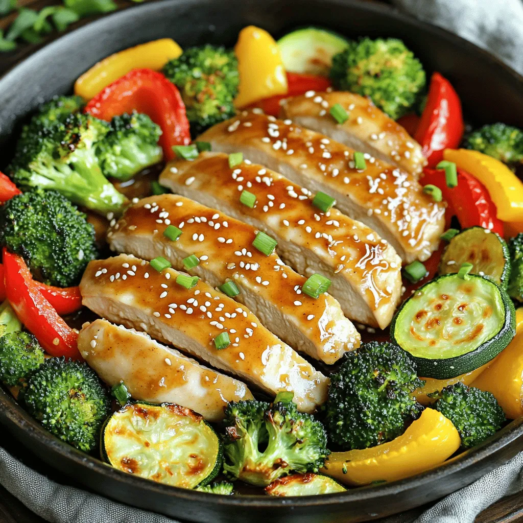 Honey Garlic Chicken and Veggies Easy Weeknight Meal