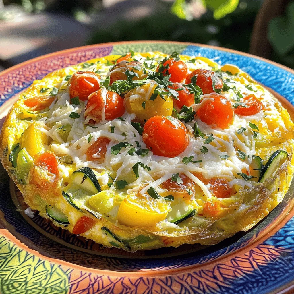 Savory Vegetable Frittata Easy Comfort Food Dish