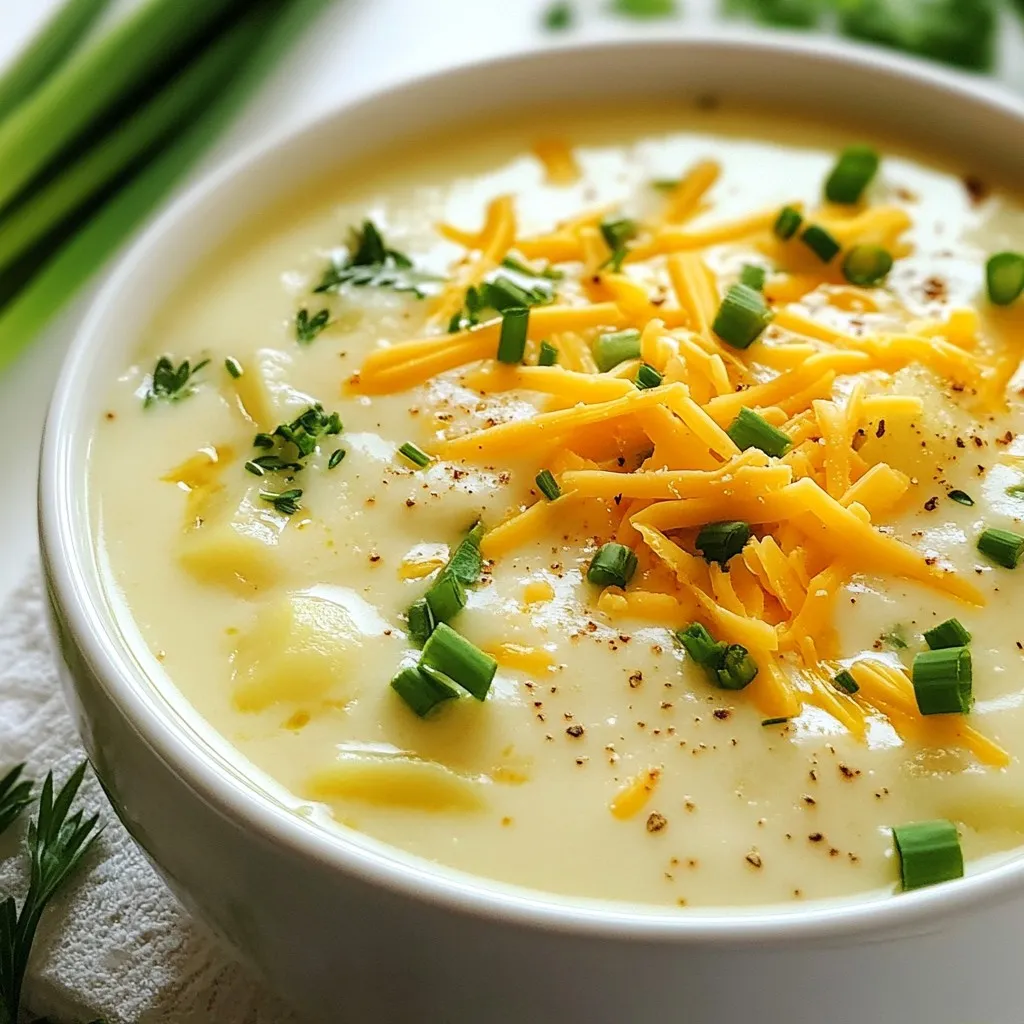 Loaded Baked Potato Soup Velvety and Comforting Dish