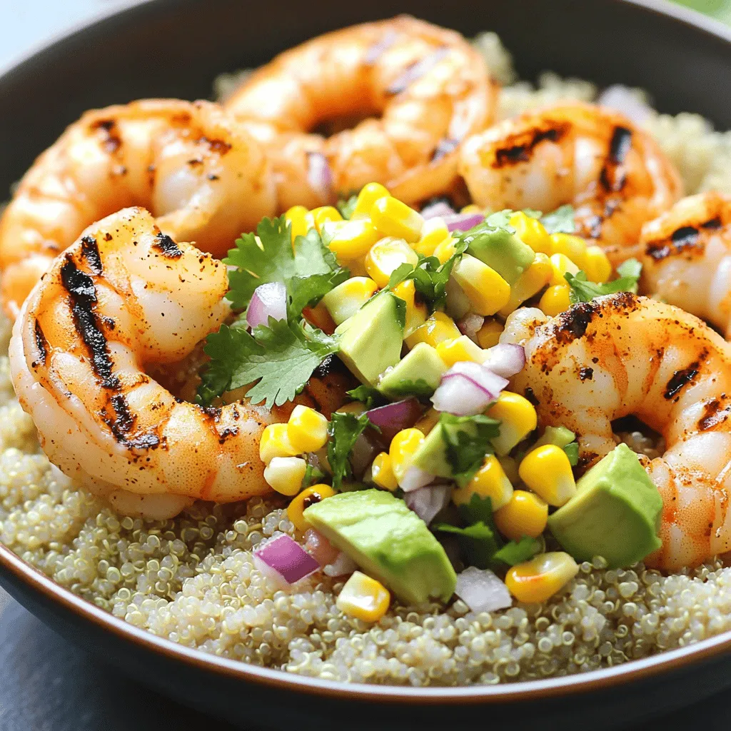 - 1 pound large shrimp, peeled and deveined - 2 tablespoons olive oil - 1 teaspoon garlic powder - 1 teaspoon smoked paprika - Salt and freshly ground black pepper to taste The main stars of this dish are the large shrimp. They soak up flavor well, making them perfect for grilling. The olive oil adds richness and helps the spices stick. Garlic powder and smoked paprika give a nice, warm flavor. Don