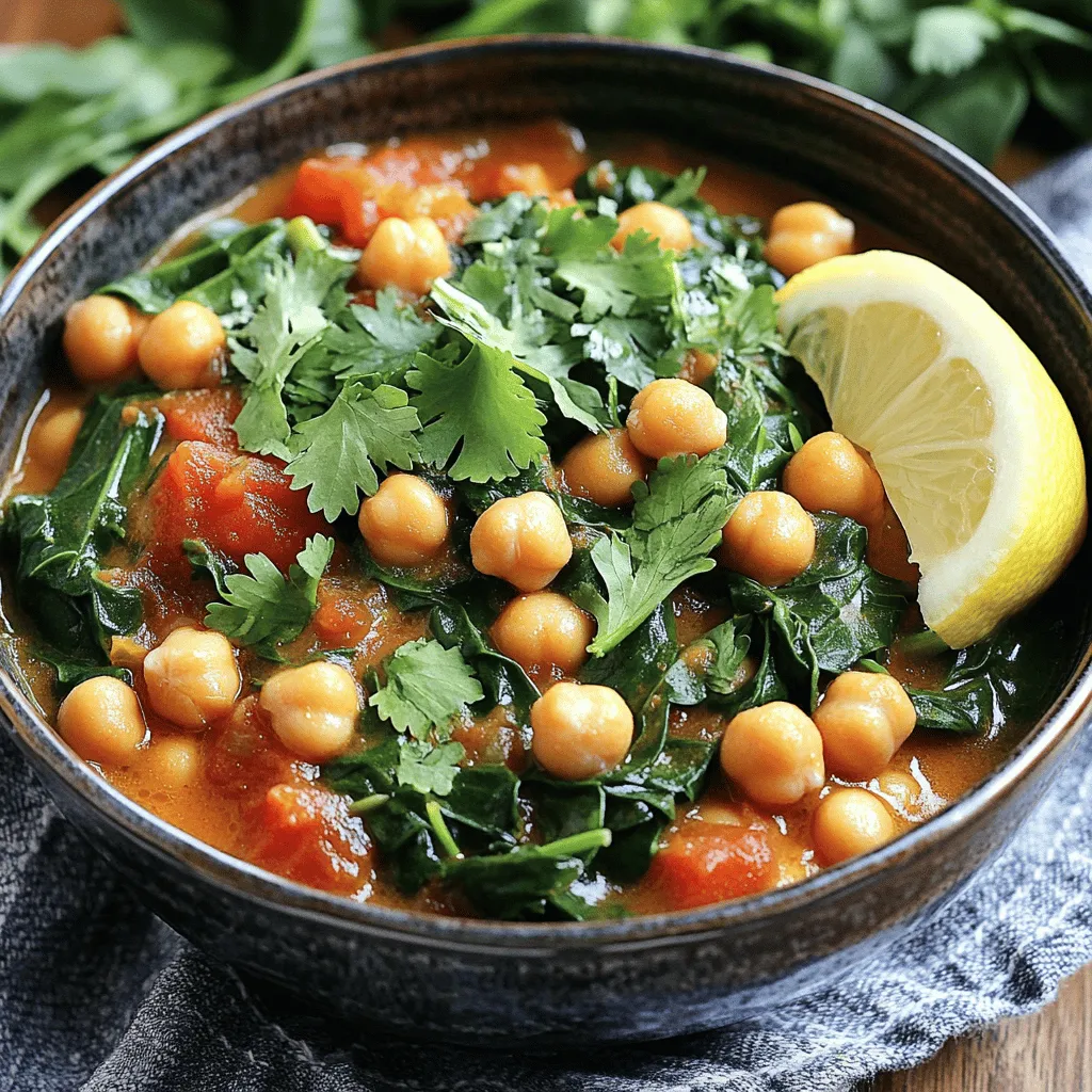 Chickpea and Spinach Stew Simple and Hearty Recipe