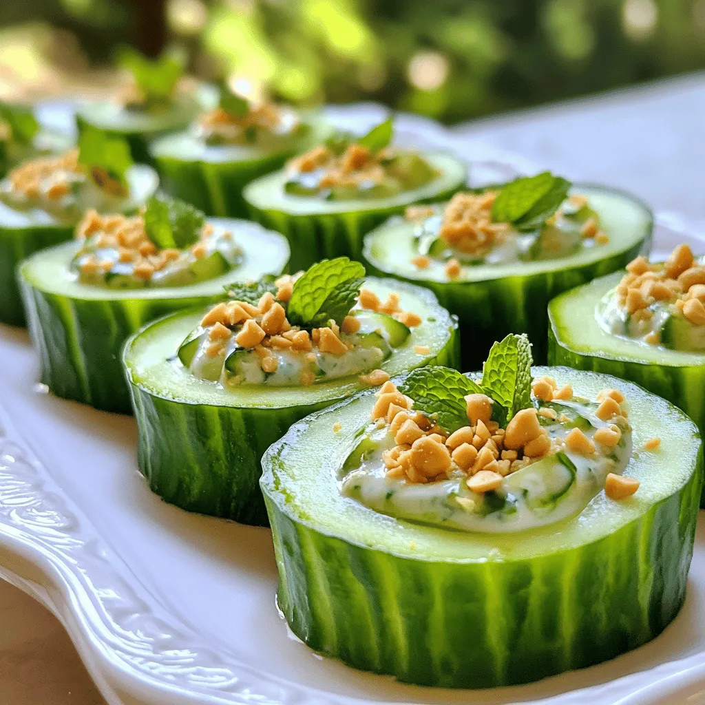 Mint Pickle Cucumber Cups Refreshing and Easy Recipe
