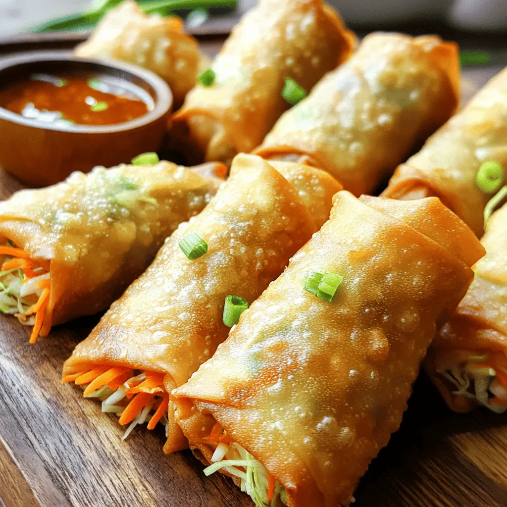 Golden Brown Egg Rolls Simple and Delicious Recipe