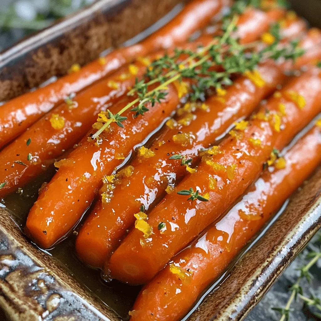 Honey Citrus Glazed Carrots Flavorful Side Dish Delight