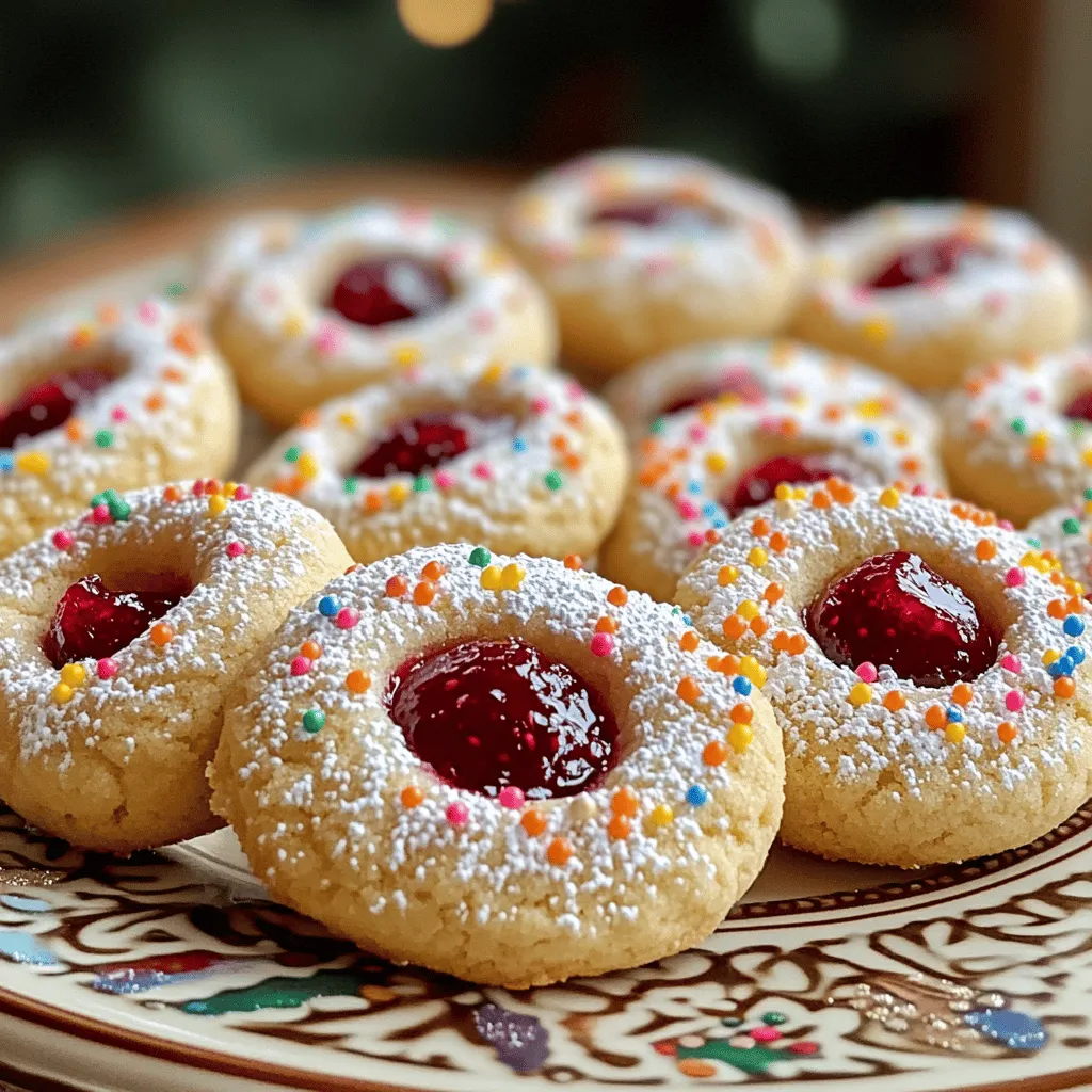 Soft Holiday Thumbprint Cookies Sweet and Simple Treat