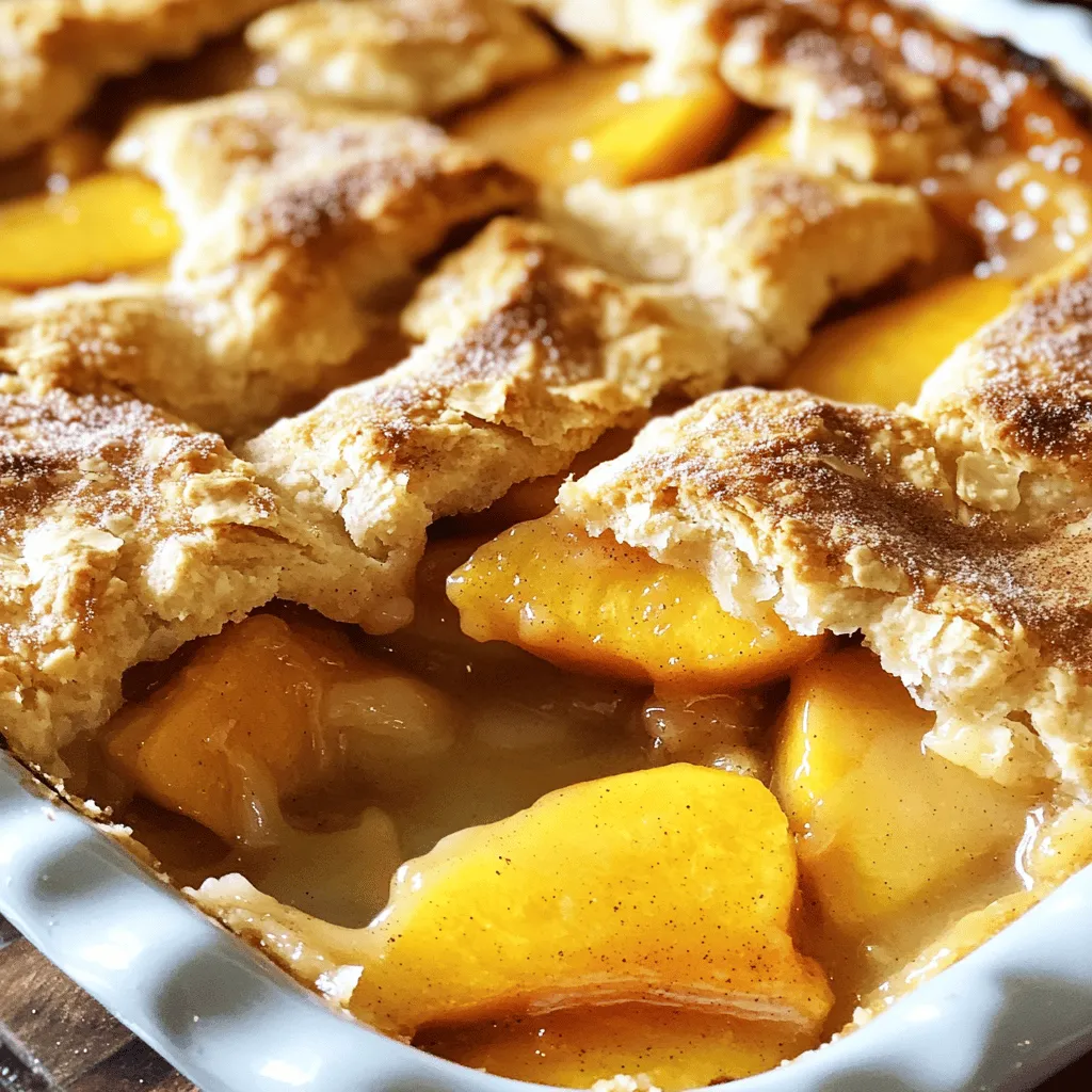 Super Easy Peach Cobbler Delightful Fresh Dessert