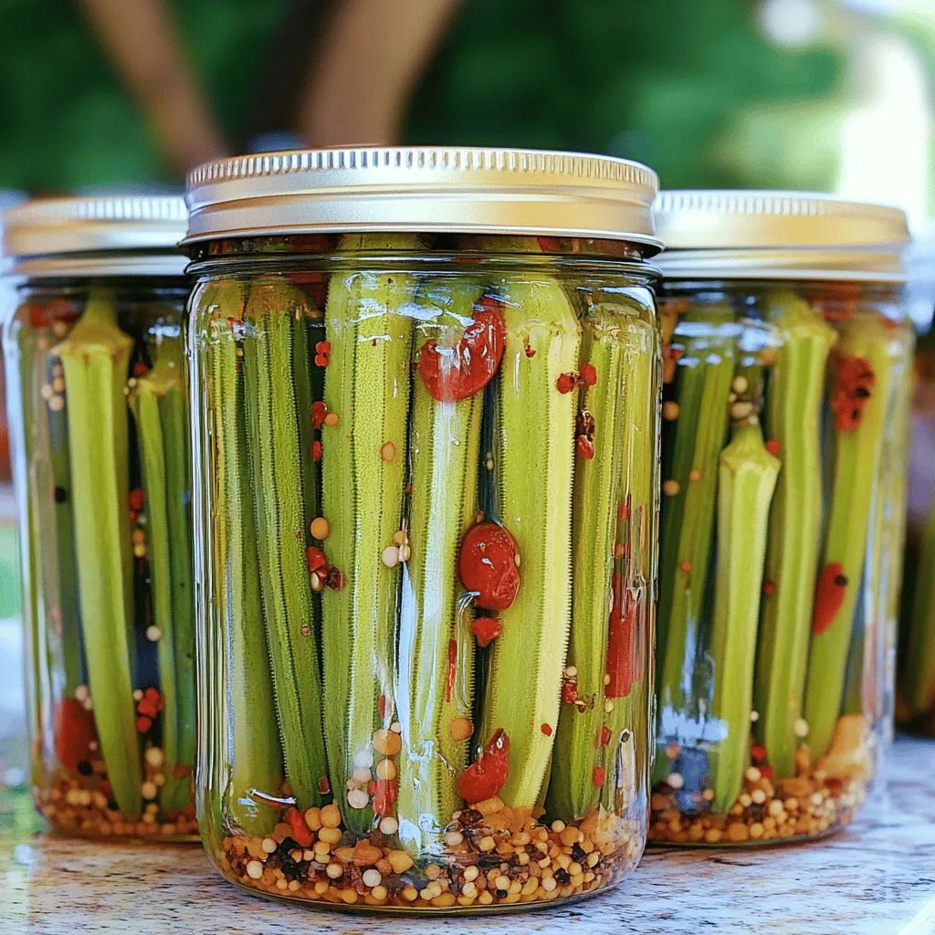 Pickled Okra Crunchy Delights for Your Table