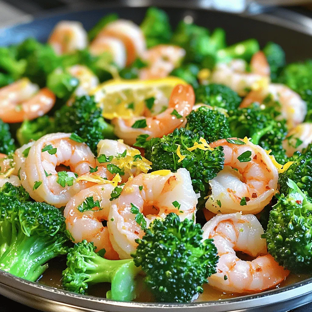 One Pan Lemon Garlic Shrimp Quick and Tasty Dish