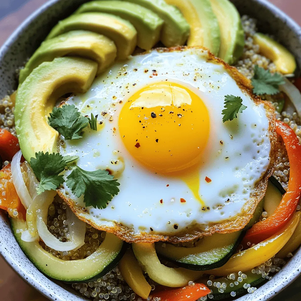 Savory Breakfast Quinoa Bowl Recipe for Flavorful Start