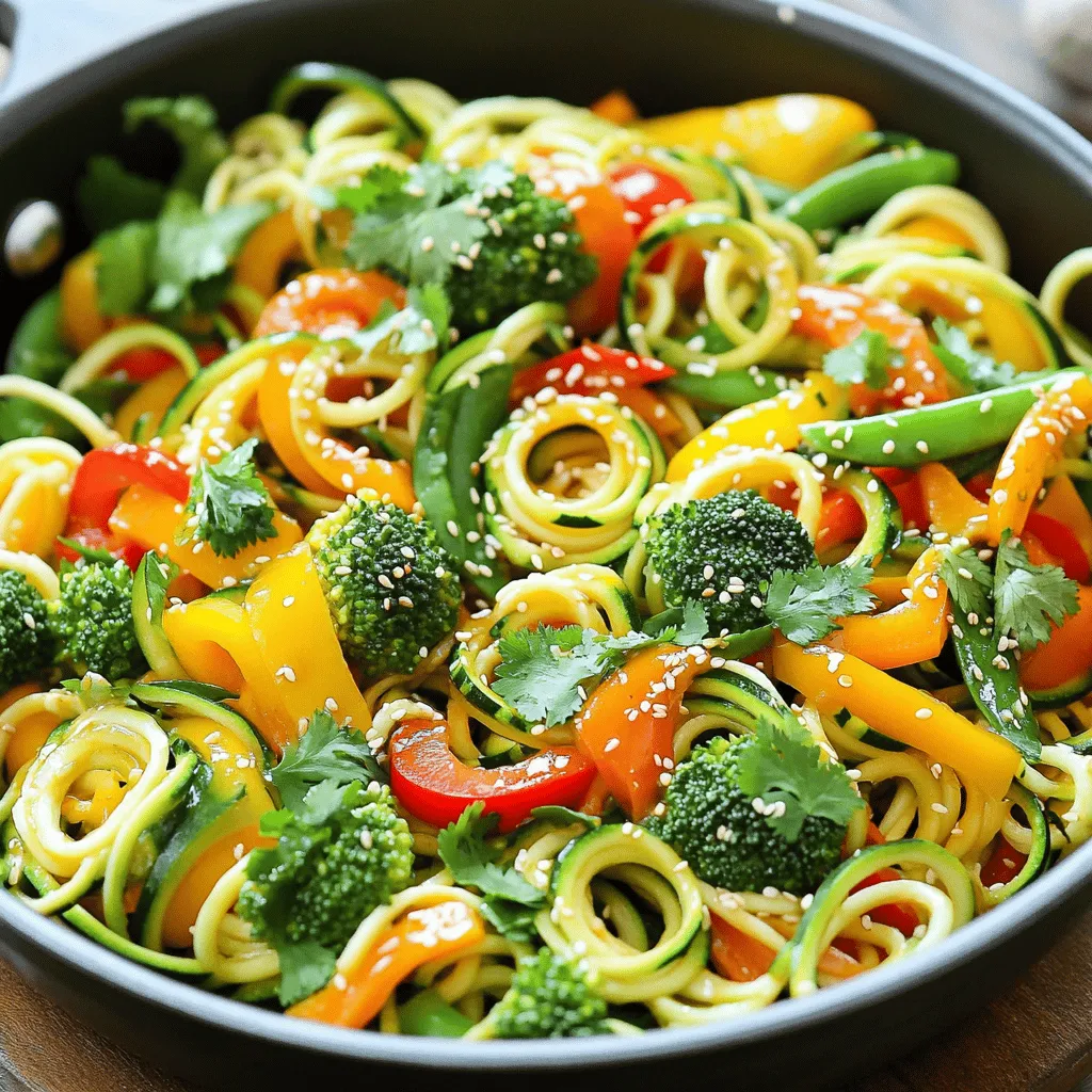 Zucchini Noodle Stir Fry Quick and Flavorful Recipe